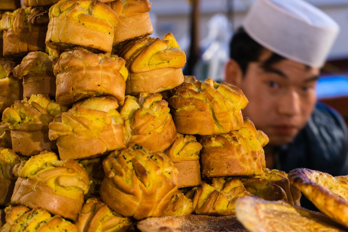 Pictures of Night Food Market in Xian China by Mary Catherine Messner