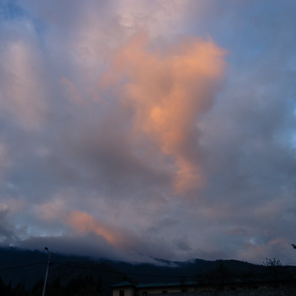 Pictures of Sunrise in Thimphu Bhutan by mcmessner Mary Catherine Messner