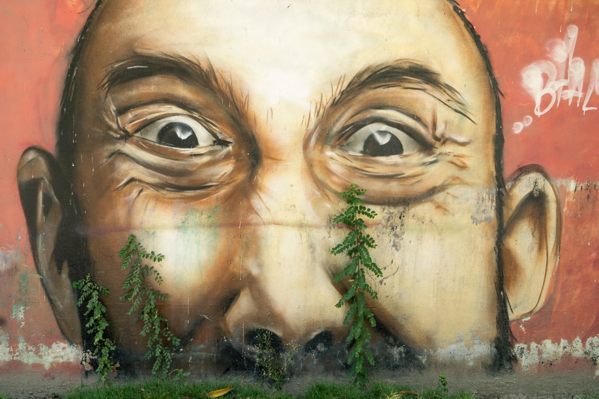 Pictures of Street Art Portraits in Mandalay Myanmar Burma with TCS World Travel Uncharted Myanmar trip by mcmessner Mary Catherine Messner