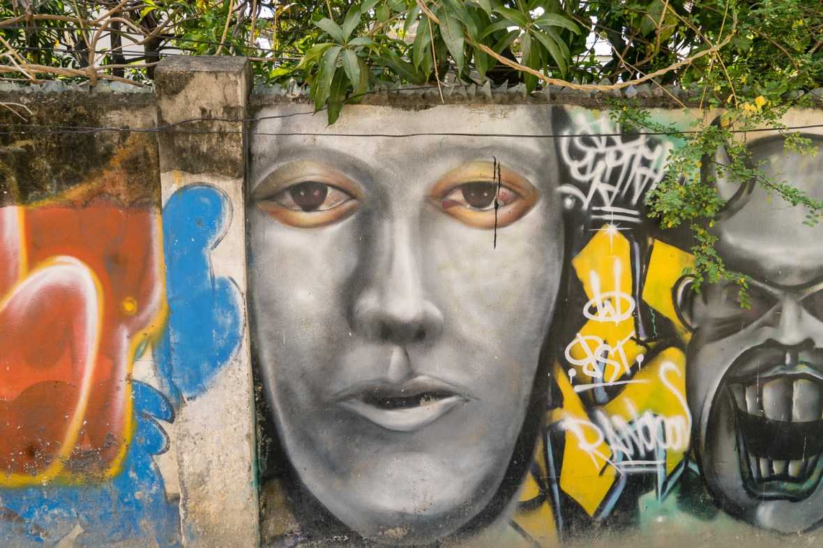 Pictures of Street Art Portraits in Mandalay Myanmar Burma with TCS World Travel Uncharted Myanmar trip by mcmessner Mary Catherine Messner