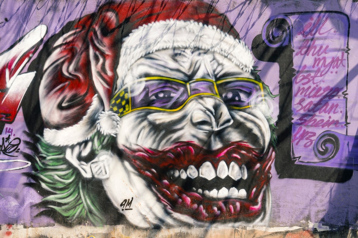 Pictures of Street Art in Mandalay Myanmar Burma with TCS World Travel Uncharted Myanmar trip by mcmessner Mary Catherine Messner