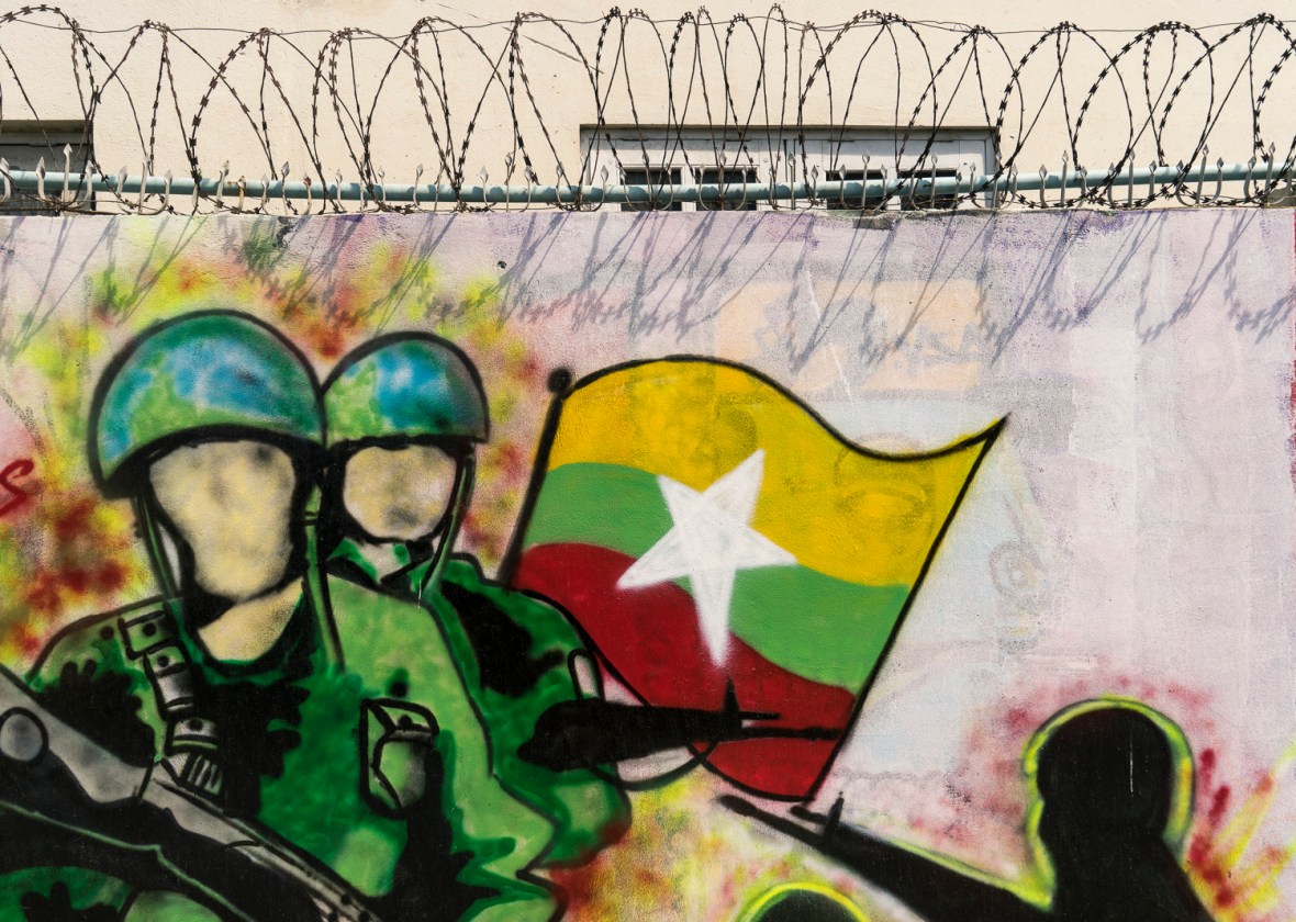 Pictures of Street Art in Mandalay Myanmar Burma with TCS World Travel Uncharted Myanmar trip by mcmessner Mary Catherine Messner