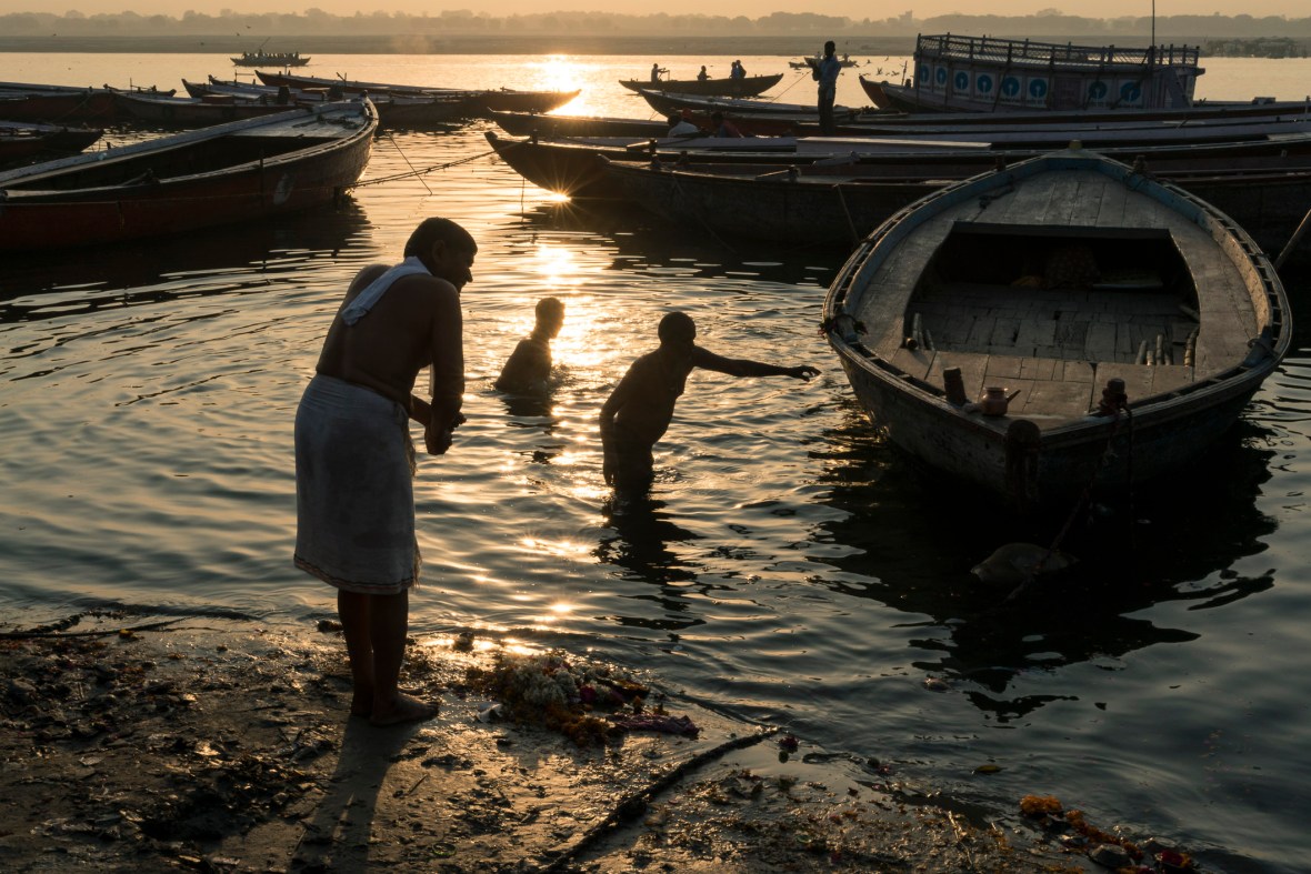Travel and street photography of Varanasi India people, places and things made while Walking the Lanes with Maciej Dakowicz by mcmessner Mary Catherine Messner.