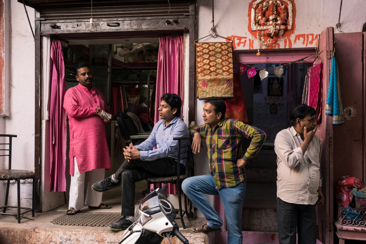 Travel and street photography of Varanasi India people, places and things made while Walking the Lanes with Maciej Dakowicz by mcmessner Mary Catherine Messner.