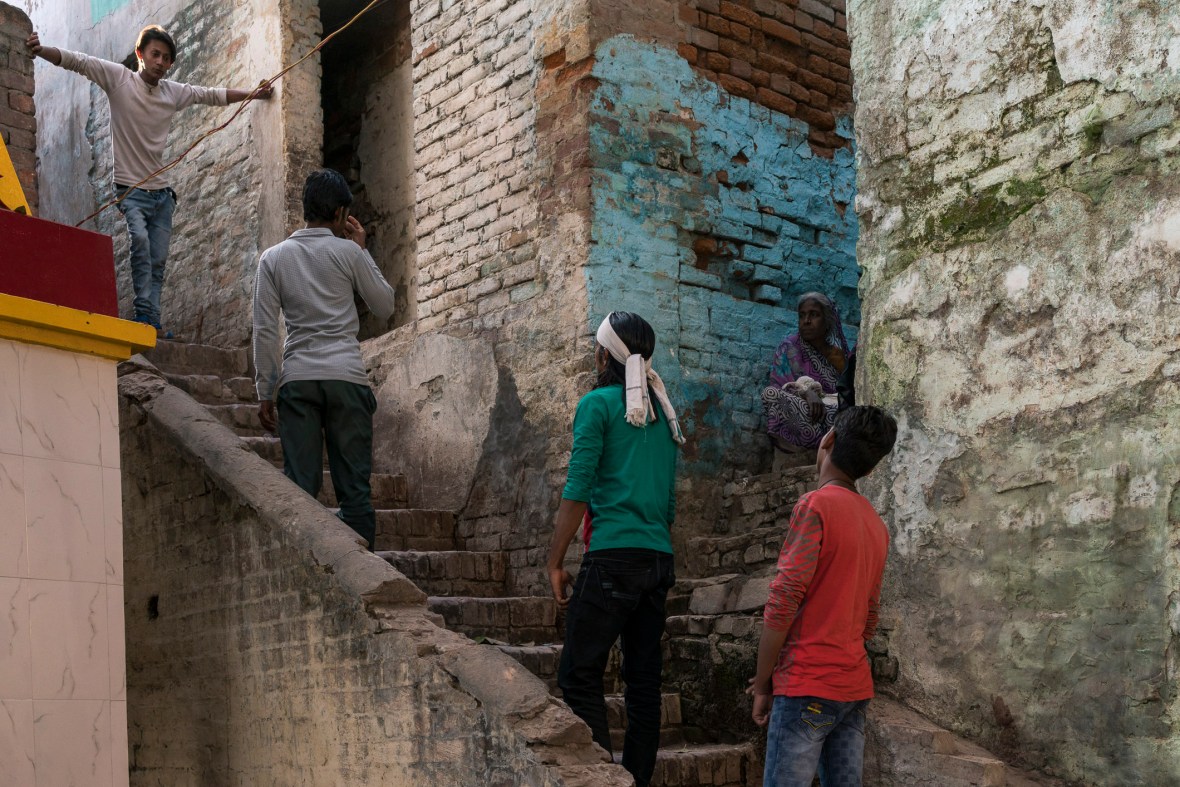 Travel and street photography of Varinasi India people, places and things made while Walking the Lanes with Maciej Dakowicz by mcmessner Mary Catherine Messner.