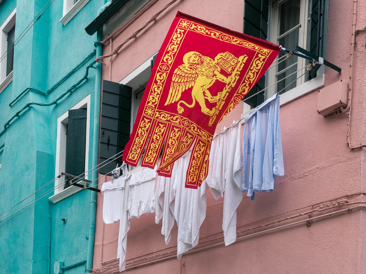 Travel and street pictures of prime colors of Venice Burano Murano Italy people, places and things made by mcmessner Mary Catherine Messner.