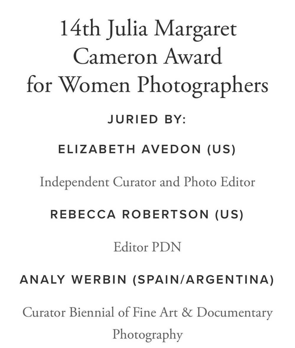 14th Julia Margaret Cameron Award for Women Photographers FotoNostrum GalleryIn Barcelona with the Photography Gala Awards