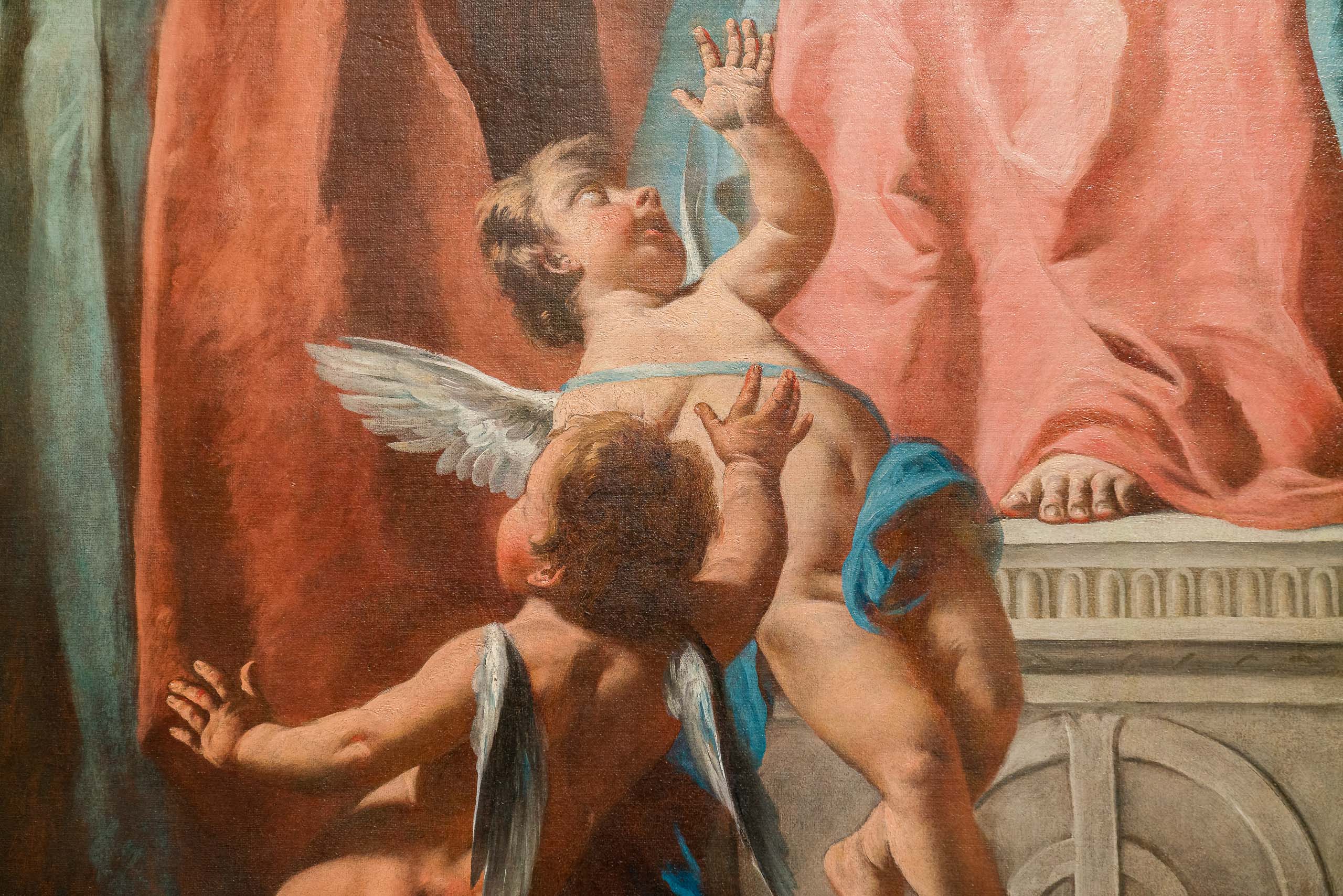 Photograph of details contained in classic Renaissance paintings located in the Gallerie dell'Accademia di Venezia in Venice Veneto Italy made by Chicago photographer Mary Catherine Messner (mcmessner).