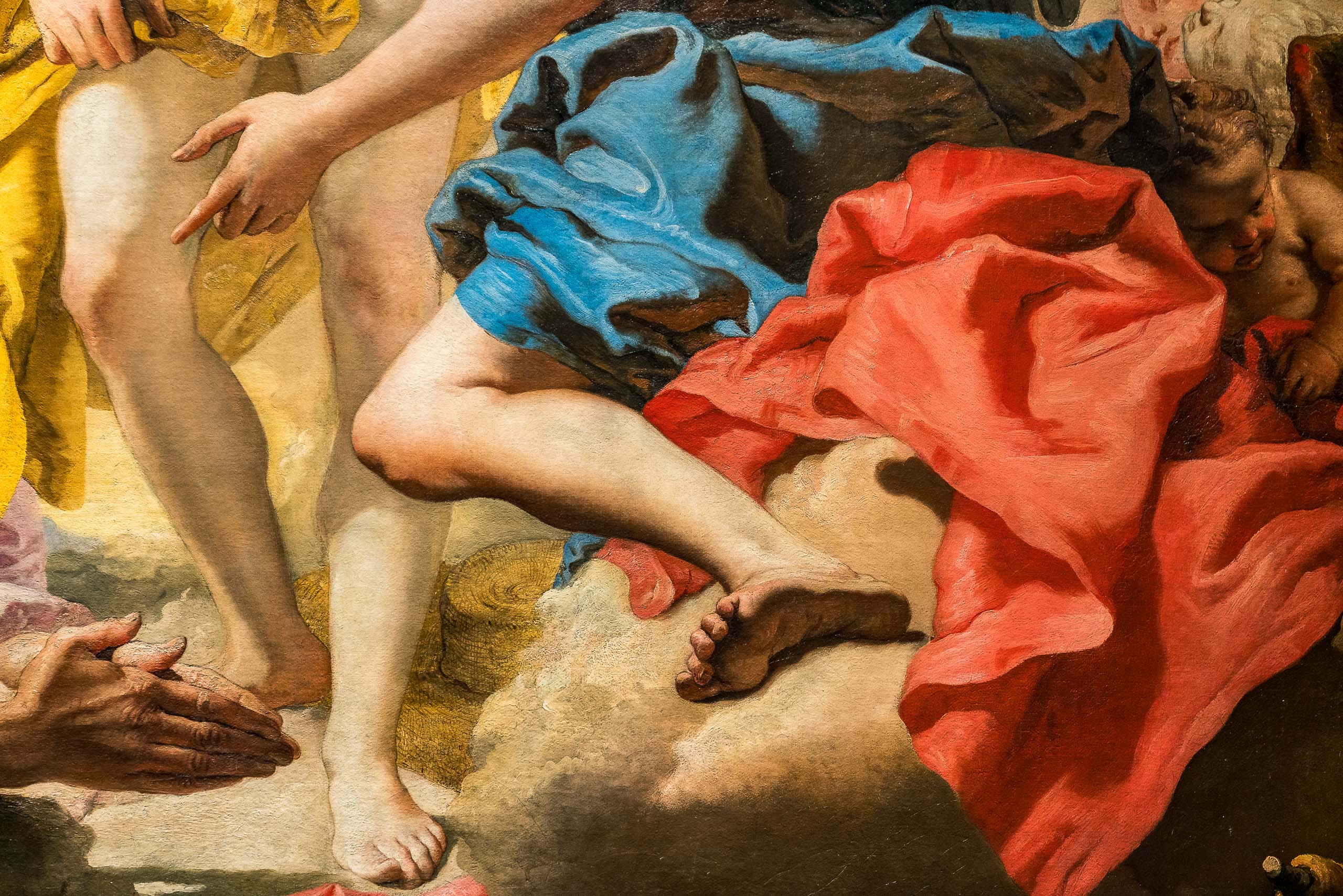 Photograph of details contained in classic Renaissance paintings located in the Gallerie dell'Accademia di Venezia in Venice Veneto Italy made by Chicago photographer Mary Catherine Messner (mcmessner).